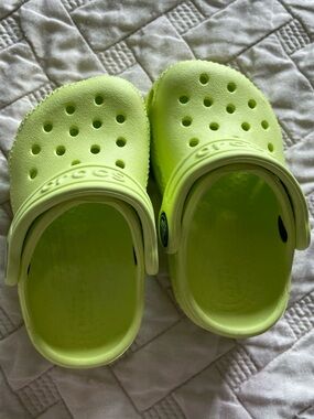 Green Baby Crocs